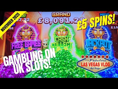 Gambling On UK Casino Slots At Empire & Rialto, London! £5 Max Bets! (20th November 2025)