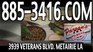 Parrans Po-Boys 3939 Veterans Blvd Metairie La - 504 855-3416.COM