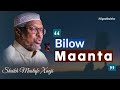 MAANTA BILAAW Waad Guuleysan Kartaa Sh Mustafe Muxaadaro Noloshaada Badali Doonta OGAALBULSHO