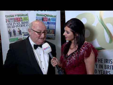 Paddy Cowan, owner of The Irish World speaks to Shauna McStravock
