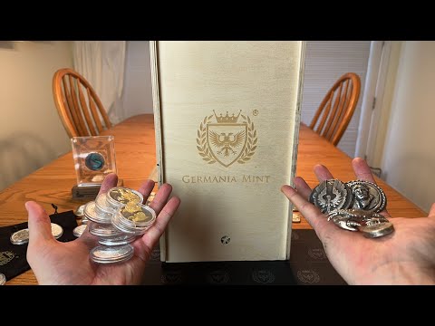 MEGA Germania Mint Unboxing!! WHATS INSIDE?!?! 😱😱 Silver #Gold #Ag #Au #Germania #Unboxing #Coins