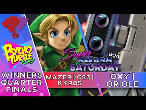 Super Smash Saturday #24 - Mazer | CS3 | Kyros vs. OXY | Oriole / Winners Quarters