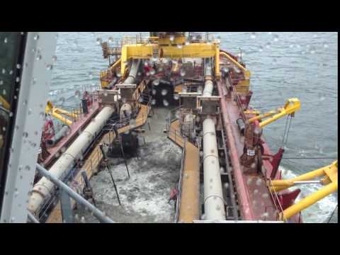 Dredge work in the Chesapeake Bay