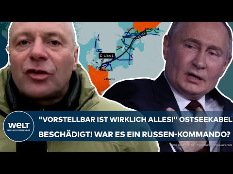PUTINS KRIEG: "Vorstellbar ist wirklich alles!" Ostseekabel beschädigt! War es ein Russen-Kommando?
