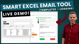 How I Built a Smart Email Tool in Excel (Templates + Logging Demo)