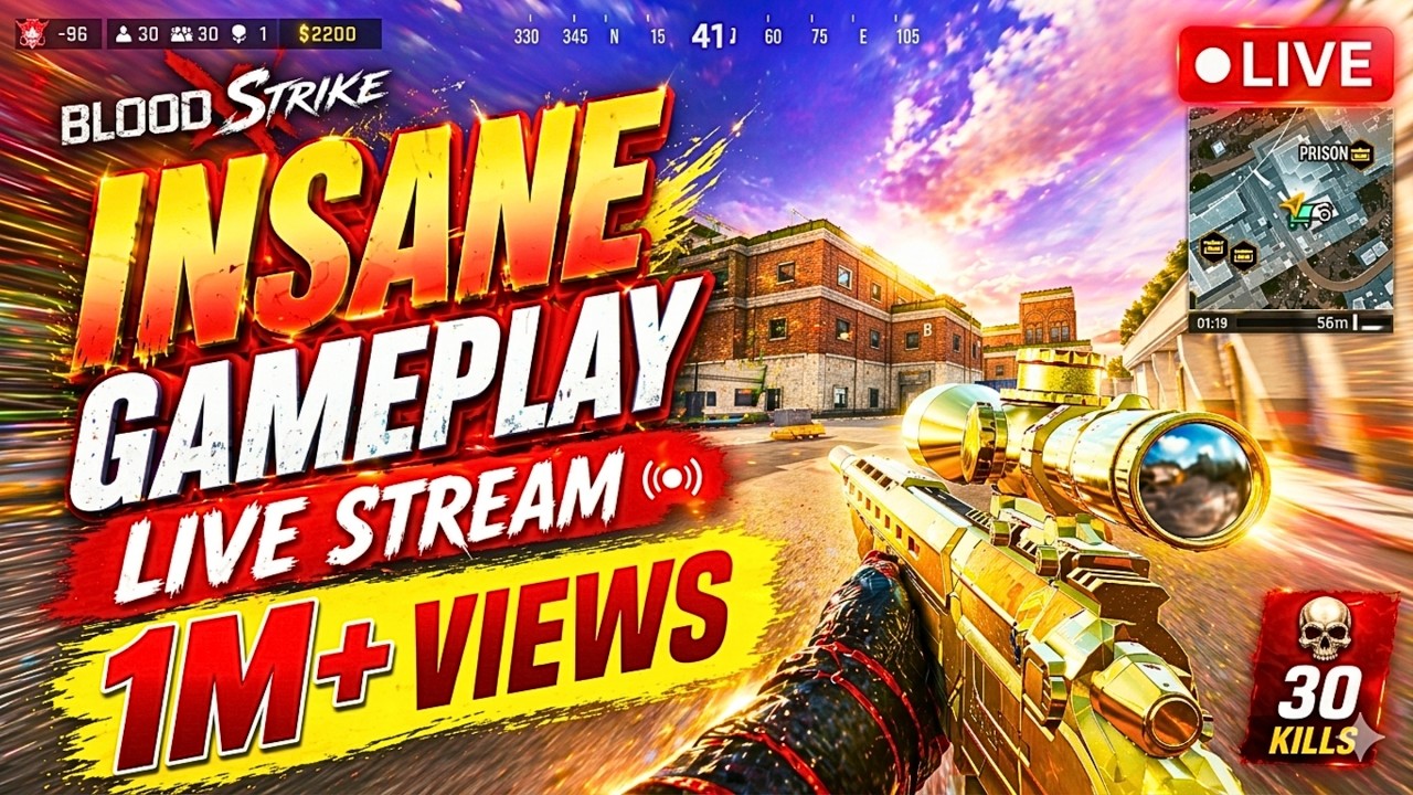 INSANE GAMEPLAY + CLUTCH MOMENTS 🔥 LIVE NOW | Blood Strike