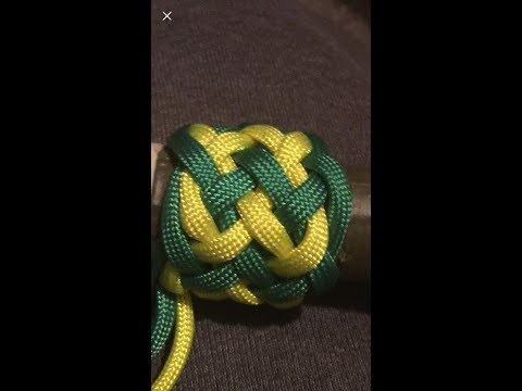 Norton Knot AKA turkshead interweave  weave casa cylindrical tubular flat braid