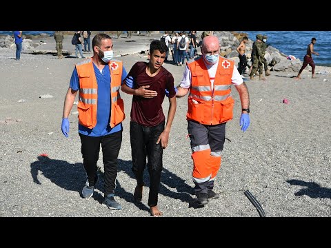 8000 Migranten erreichten seit Montag spanische Exklave Ceuta | AFP