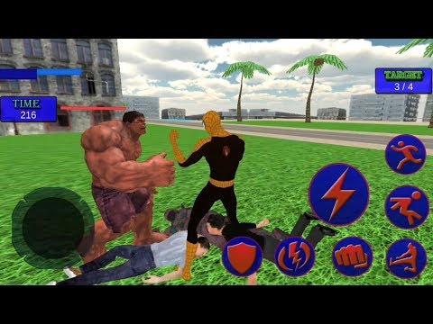 Flying Spider Hero Vs Monster Hero Vs Superman Vs City Villains - Best Android GamePlay