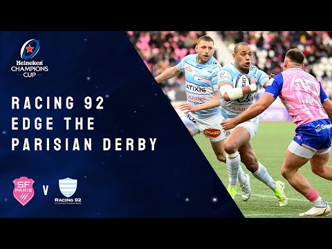 Highlights - Stade Francais Paris v Racing 92 - Round of 16 │Heineken Champions Cup Rugby 2021/22