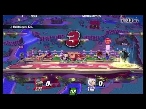 Texas Gaming Championships SSB4 - Loser's Quarters - Trela (Robin) vs. Mindgames (Shiek)