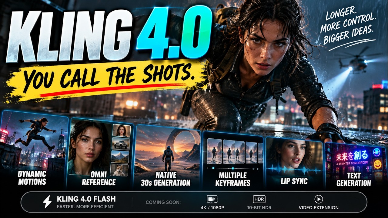 Kling 4.0 Is HERE! 30-Second AI Videos in ONE Generation (Tested)
