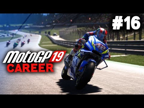 MotoGP 19 Career Mode Gameplay Part 16 - SCHROTTERS DOWNFALL (MotoGP 2019 Game Career Mode PS4 / PC)
