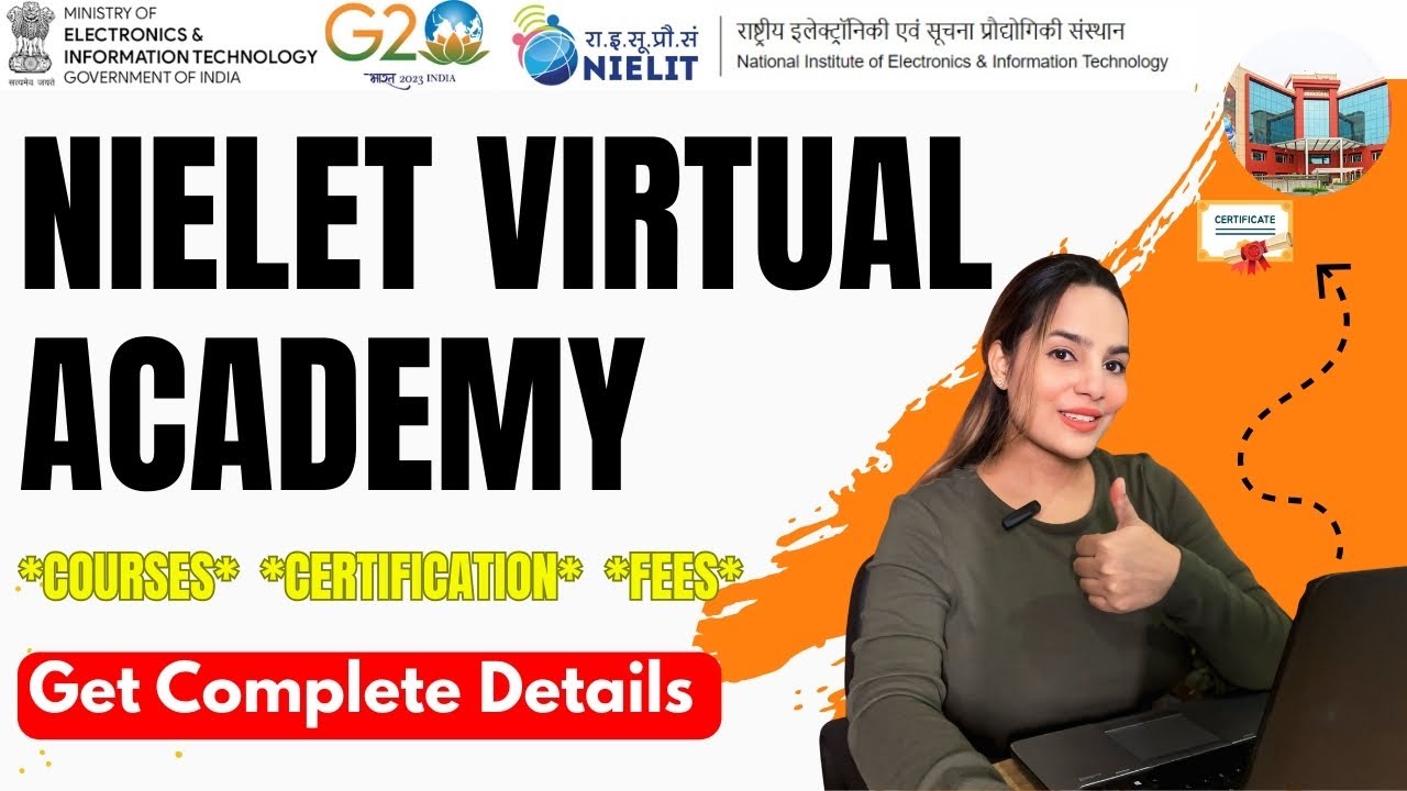 NIELIT Virtual Academy Courses & Certification | Government approved Free Courses | Learn from Home