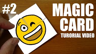 EMOJI Paper Magic Card #02 - DIY Face Changer Tutorial #StayHome and drawing & DIY #WithMe