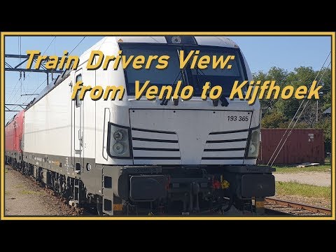 [ 4K ] Train Driver's View: Mixed freight from Venlo to Kijfhoek
