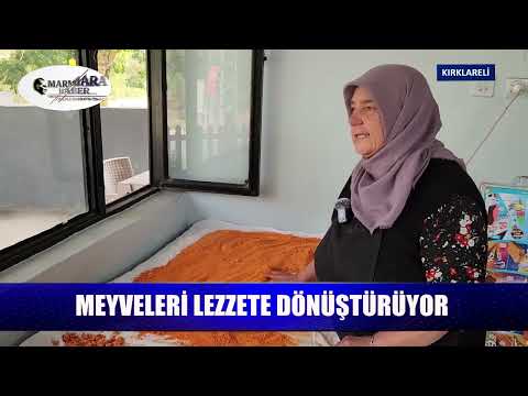 Meyveleri lezzete dönüştürüyor
