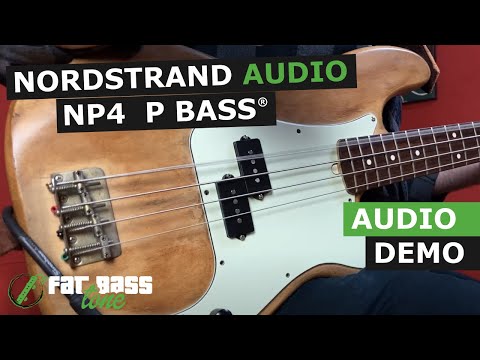 Nordstrand NP4 Precision Bass Pickup Demo