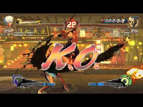Batalha do Ultra Street Fighter IV: Elena vs Sagat