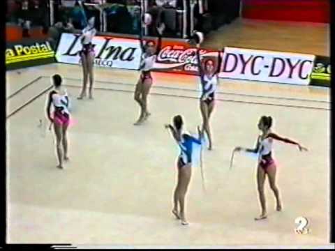 SPAIN 2 rope 3 balls - 1991 URSS vs BUL vs ESP