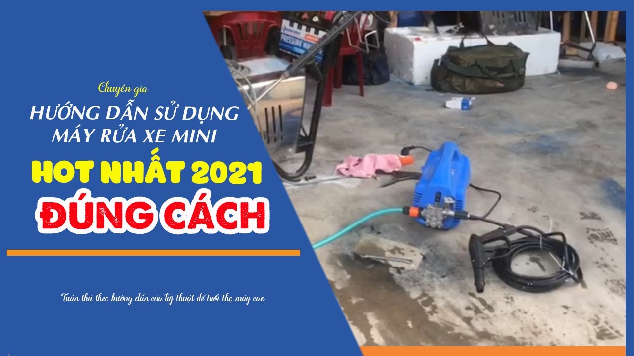 Cách sử dụng máy bơm rửa xe đúng - Những lưu ý cần biết 3