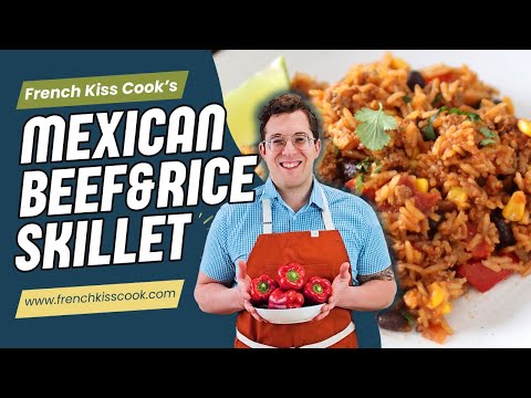 Mexican Beef and Rice Skillet