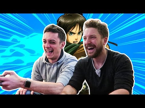 Ho giocato a L'Attacco Dei Giganti con il doppiatore di Eren 🐟 L'anime de li videogiochi tua 🕹