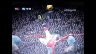 preview picture of video 'Rooney's bicycle kick vs Man city 2011'