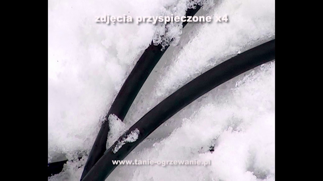 Odmrażanie rynien i rur