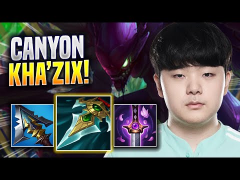 CANYON TRIES KHA'ZIX IN THE NEW PRESEASON! - DK Canyon Plays Kha'zix JUNGLE vs Lillia!