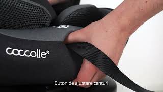 Prémiová autosedačka, otočná iSize 40-150 cm Coccolle Mydo Moss green