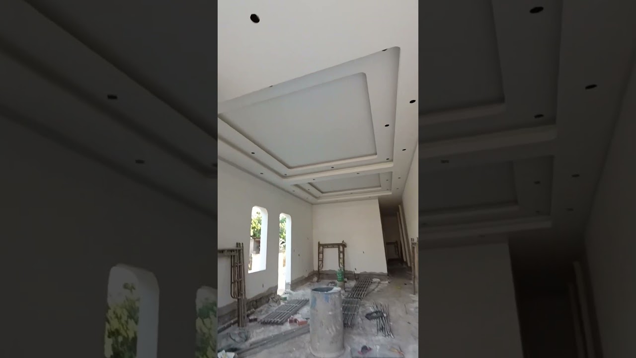 Hạng mục trần - Thi công nhà cấp 4 có kiến trúc đẹp hiện đại tại Lâm Đồng