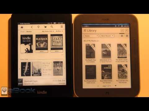 Kindle Paperwhite vs GlowLight Nook Touch Comparison Review