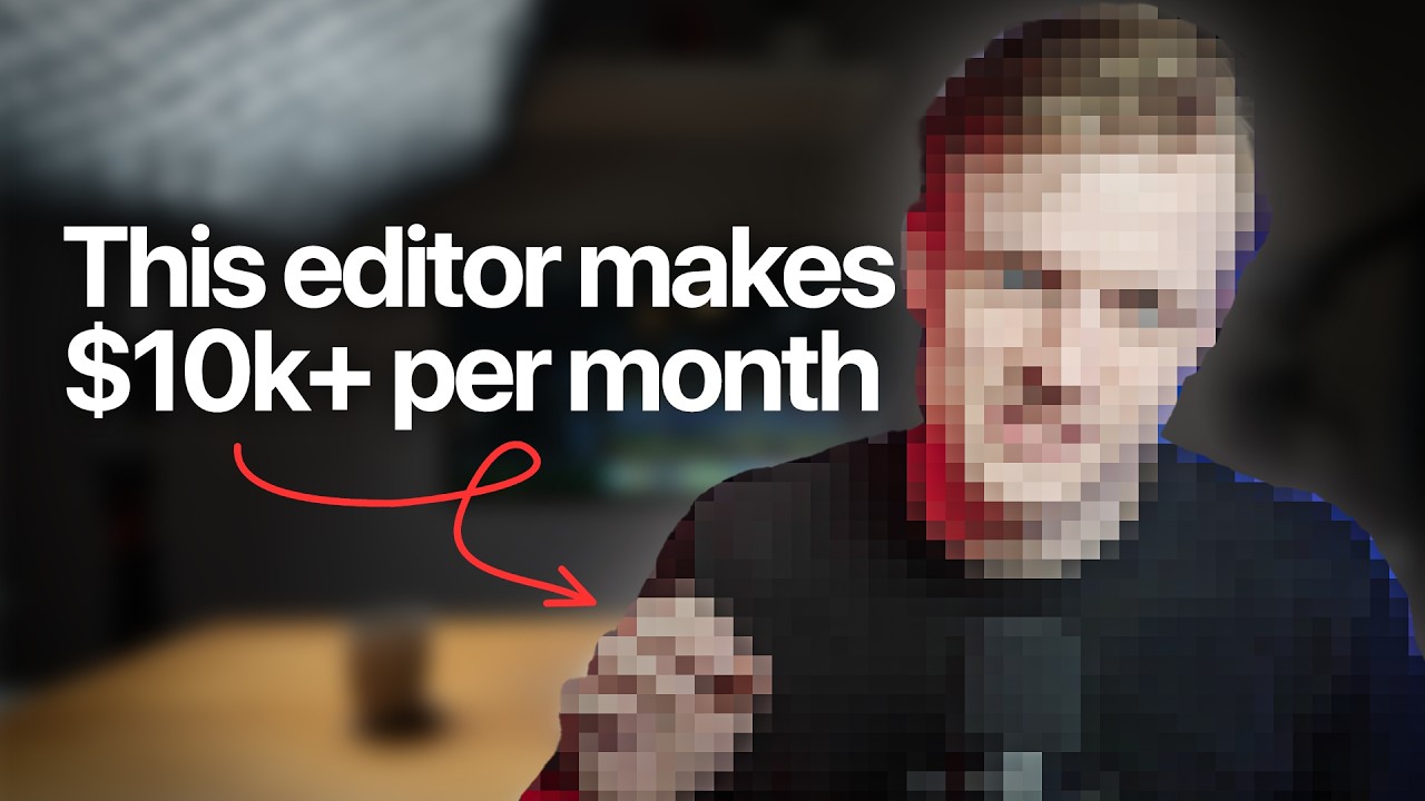This editor is making $10k + per month (just copy him)