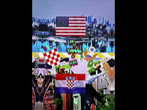 Country v Country 94 #shorts #vs #usa #croatia #europe #countryballs #america
