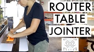 Using a Router Table as a Jointer // Router Tips // How to Woodworking // No Jointer
