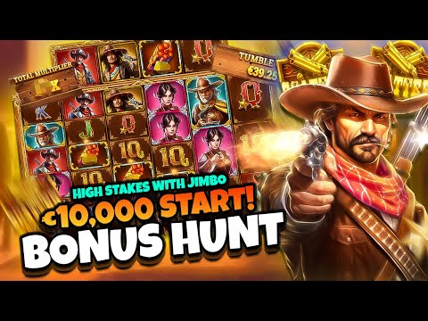 Thumbnail for video: €10,000 High Stake Bonus Hunt! With Jimbo