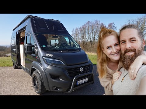 24/7 LEBEN IM CAMPERVAN WOHNMOBIL und NIE WIEDER MIETE zahlen. Luisa (33) und Tommy (40)
