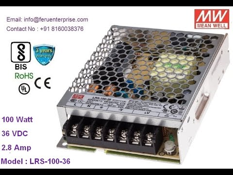 LRS-100-36 Meanwell SMPS Power Supply