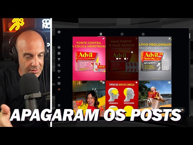 CASO ADVIL: Influenciadores APAGAM posts após CRÍTICAS médicas