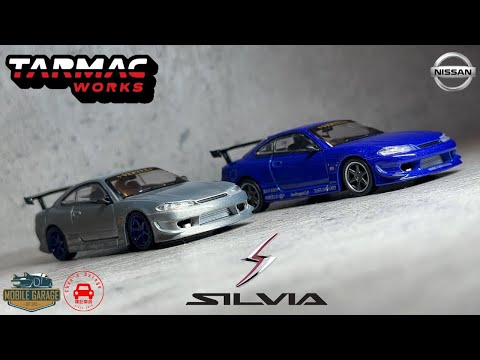 1/64 Tarmac Works Vertex Nissan Silvia S15 Blue Metallic