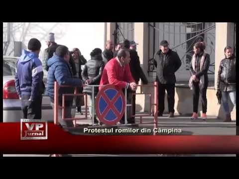 Protestul romilor din Campina