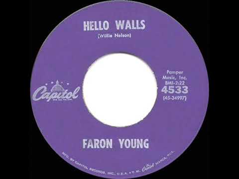 1961 HITS ARCHIVE: Hello Walls - Faron Young (#1 C&W hit for 9 weeks)