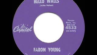 1961 HITS ARCHIVE: Hello Walls - Faron Young (#1 C&amp;W hit for 9 weeks)