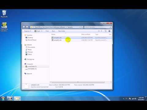 OpenOffice Calc Extract Email Addresses Software