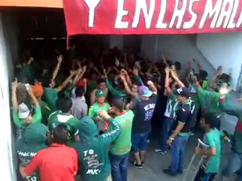 "Unidos por estos colores" Barra: Fúria Verde &bull; Club: Marathón