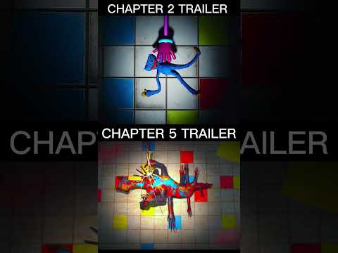 Chapter 5 Vs Chapter 2 - Poppy Playtime Chapter 5 - Poppy Playtime Chapter 4 #poppy #shorts #game