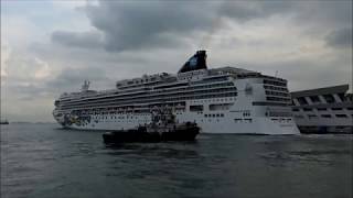 Norwegian Jewel Sail-Away From Singapore after Drydock