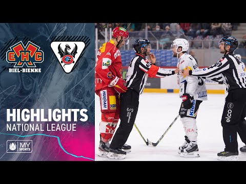 Biel vs. Fribourg 1:3 – Highlights National League