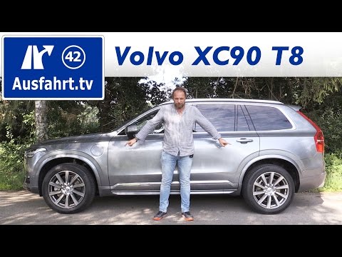 2016 Volvo XC90 T8 Twin Engine   Fahrbericht der Probefahrt  Test   Review